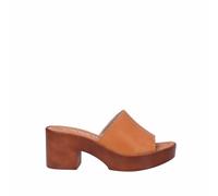 CINZIA SOFT IAF203174002 Cuoio Scarpa Donna Tacco Plateau Ciabatta Pelle Zoccolo 36
