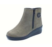 Cinzia Soft IV13898 Visone Tronchetti per Donna in nabuk con lampo