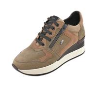 Cinzia Soft IV2518913D 001 - Sneakers Zeppa Media in Pelle Scamosciata Visone 38