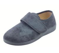 Cinzia Soft Mauri Moda by LZGU20 Nero Pantofole per Uomo in Tessuto Nero (Taglia 45)