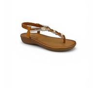 Cinzia Soft MCS119001 Sandali Donna Infradito Pelle Marrone 38