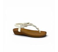Cinzia Soft MCS119002 Sandali Donna Infradito Pelle Bianco 41