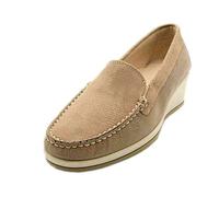Cinzia Soft Mocassino Camoscio Lizard Beige (40 EU)