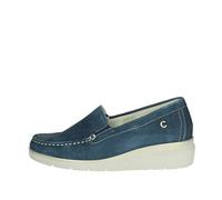 Cinzia Soft Mocassino Donna Blu (Saphire) IV2117093-SS 002 Mocassini Donna Blu Fondo Zeppa in Gomma Altezza 4 CM (Blu, Sistema Taglie Calzature EU, Adulto, Donna, Numero, Media, 37)