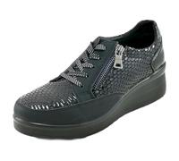 Cinzia Soft PF0061 001 - Sneakers Zeppa Media in Sintetico Nero 38