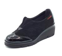 Cinzia Soft RI91113 Nero Mocassini Comfort per Donna in nabuk e vernice