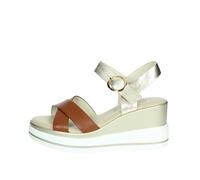 CINZIA SOFT Sandali Comodi con Zeppa Sv619849, Stone, 37