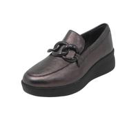 Cinzia soft Scarpa Donna in Pelle Satinato Cacao Mocassino IV319860S 001 Marrone Cacao Metal 001