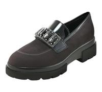 Cinzia Soft Scarpe Comode Mocassino Tacco Basso Mm4836, Nero, 38