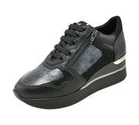 Cinzia Soft Scarpe Comode Sportive con Zeppa Iv2518913, Nero, 39