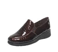 Cinzia Soft Slip On In Pelle Con Zeppetta Marrone - Donna Scarpe Slip On