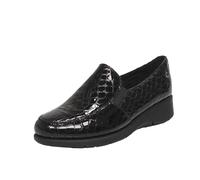 Cinzia Soft Slip On In Pelle Con Zeppetta Nero - Donna Scarpe Slip On