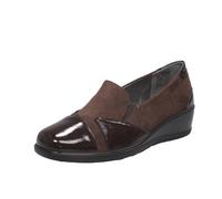 Cinzia Soft Slip On In Tessuto Con Zeppa Marrone - Donna Scarpe Slip On