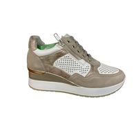 Cinzia Soft Sneakers Donna n 40 Cerniera e Stringata Zeppa Neutro 252491