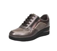 Cinzia Soft Sneakers In Pelle Con Cerniera Marrone - Donna Scarpe Sneakers