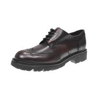 Cinzia Soft Stringate Carrarmato In Pelle Bordeaux - Donna Scarpe Stringate