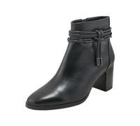 Cinzia Soft ZA004 001 - Tronchetti Tacco Medio Donna in Pelle Nero