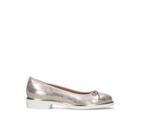 CINZIA VALLE Ballerina donna platino in pelle 38