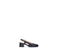 CINZIA VALLE Slingback donna blu in pelle 38