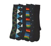 Ciocca Calza uomo lunghe alte confezione 6 paia di calze in caldo cotone con scatola articolo BOXCW6, MIX5 scatola mista 6 paia, Piede 40-45