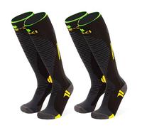Ciocca Calze Lunghe da Sci e Trekking Unisex Compressione 3D | Made in Italy | Pacco da 1 o 2 Paia | Calzini Tecnici Sport Outdoor [CSKI_020_II_2]