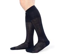 Ciocca Calze Lunghe Uomo in Cotone Filo di Scozia - Finezza 240 Aghi, Punta e Tallone Rinforzati, Tre Taglie, Colori Classici [CUM500L_085_125_6]