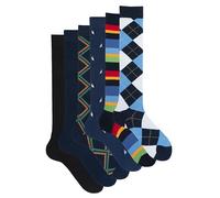 Calza uomo CIOCCA lunghe alte confezione 6 paia di calze in caldo cotone con sc