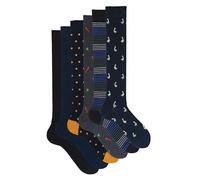 Ciocca Calze Uomo Lunghe Fantasia Caldo Cotone Morbide e Confortevoli - Confezione 3/6 Paia Autunno Inverno [BOXCW6_VAR_11_1]