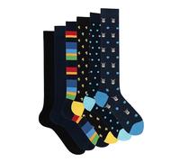 Ciocca Calze Uomo Lunghe Fantasia Caldo Cotone Morbide e Confortevoli - Confezione 3/6 Paia Autunno Inverno [BOXCW6_VAR2_11_1]