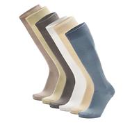 Ciocca Calze uomo lunghe, pregiato cotone 100% FILO DI SCOZIA - Calzini 6 Paia - tre taglie - Resistenti - Eleganti [310_095_125_A]