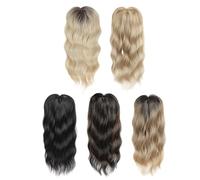 Ciocca Di Capelli Ricci Parrucca Naturale Con Clip Invisibili Resistente Al