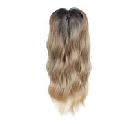 Ciocca Di Capelli Ricci Parrucca Naturale Con Clip Invisibili Resistente Al