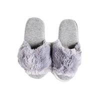 Ciocca Pantofole Ciabatte Donna Fantasia Colorate Pelo morbide Calde per la casa Antiscivolo - Idee Regalo [SH76D_002_I_1]