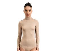 Ciocca Pura Maglia Donna con Cashmere Manica Lunga Pizzo Intimo Canottiera Elegante Calda [P0714C_NOC_S_1]