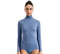 Ciocca Pura Maglia Donna con Cashmere Manica Lunga Pizzo Intimo Canottiera Elegante Calda [P0714M_OTA_L_1]