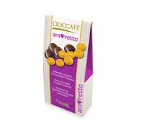 Cioccafè AMORETTO - Mini Amaretti Ricoperti di Cioccolato Fondente 125 g