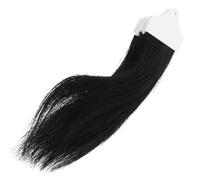 Ciocche Chioma Umani 3 Livelli Naturali, 5 Pezzi per Test | Pvc Nero, Analisi Tinta e Formazione Salone, Riutilizzabili per Pratica Colore e Styling