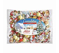 CIOCCOLATINI AL LATTE ASSORTITI SOGGETTI NATALIZI PUPAZZO NEVE NATALE BEFANA 1kg