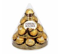 Cioccolatini alla nocciola a forma di cono Rocher, 7,5 once 4 per custodia.