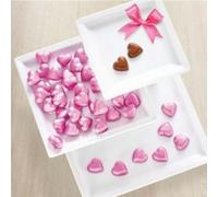 CIOCCOLATINI CUORE MIGNON ROSA CAFFAREL AL LATTE E FRASE INTERNA SAN VALENTINO