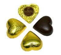 Cioccolatini Cuori Gialli Gianduia La Suissa Kg 1 - Praline di Cioccolato Fondente Ripieni di Morbida Crema Gianduia - Senza Glutine