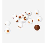 Cioccolatini di Halloween a Forma di Occhi, Dolcetti Bianchi e Marroni, Decorazione Festiva