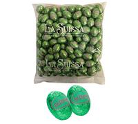 CIOCCOLATINI LA SUISSA OVETTI AL PISTACCHIO CIOCCOLATO FONDENTE BUSTA DA 1KG