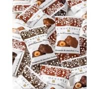 CIOCCOLATINI LATTE E FONDENTE 4 NOCCIOLE INTERE ANTICA TORRONERIA PIEMONTESE