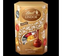 Cioccolatini Lindt Lindor di cioccolato al latte intero bianco e amaro 200 g