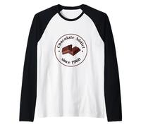 Cioccolato addict dal 1960 - L'orgoglio dei golosi Maglia con Maniche Raglan
