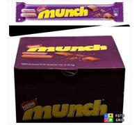 Cioccolato al latte croccante Nestlé Munch 8,9 grammi 20 barrette, spedizione...