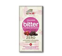 Cioccolato amaro 72% con nocciola e stevia 100 g (Nocciola - Cacao)