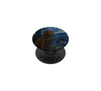 Cioccolato Cane Labrador Notte Stellata PopSockets PopGrip Adesivo