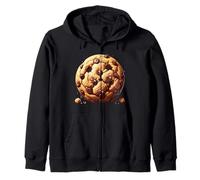 Cioccolato Chip Cookie Bakery Biscotto Pasticceria Cibo Costume Felpa con Cappuccio